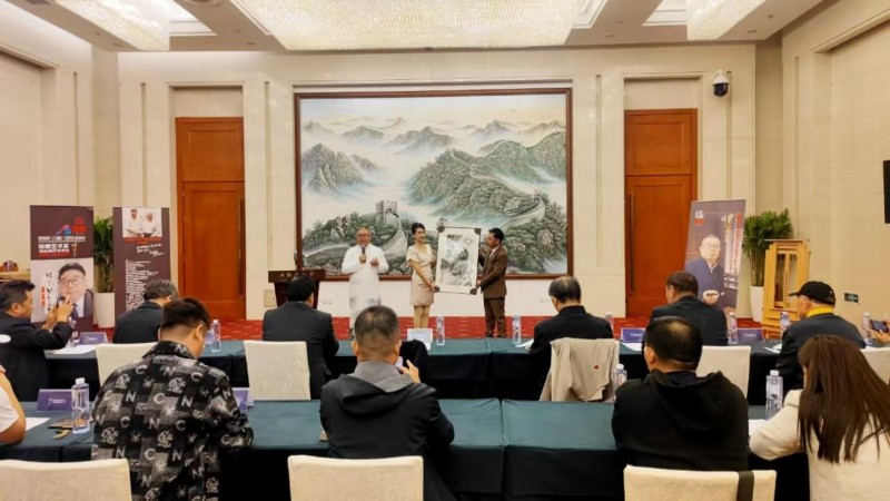 怀絮从艺40周年展在人民大会堂五楼多功能厅隆重举行