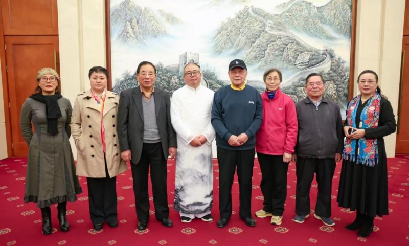 怀絮从艺40周年展在人民大会堂五楼多功能厅隆重举行